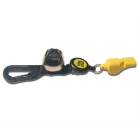 Alaska Bear Bell, 1 Bell, 2 Bell, 3 Bell, Carabiner, Retractor, with Whistle, Neo Work Gear, Mountain Stream Fishing, Mountain Climbing (1 Bell Retractor)