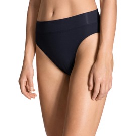 Calida Bragas elásticas de corte alto para mujer 22030 M azul lapislázuli oscuro, Azul lapislázuli oscuro., M