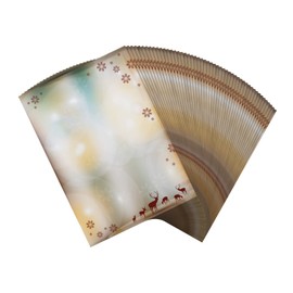 Christmas Letter Paper Reindeer 20 Sheets Christmas Design Paper DIN A4 Writing Paper