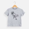 Inkopious Tyrannosaurus Rex Dinosaur Toddler T-Shirt 2T Grey