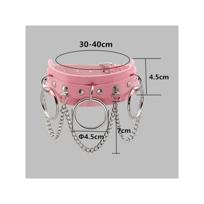 MILAKOO Cool Gothic Punk Choker Collar for Women Men Chains