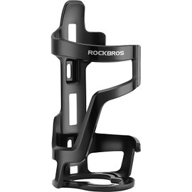ROCKBROS - Soporte para botella de agua para bicicleta, ligero y duradero, soporte para botella de agua para bicicletas de montaña de carretera
