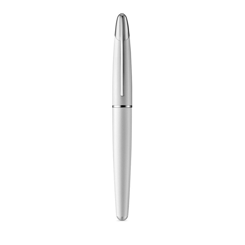 Colibri Equinox Rollerball Pen - White Lacquer and Chrome Accents