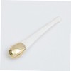 Ipetboom 2Pcs Eye Cream Spoons Metal Makeup Tool for Facial