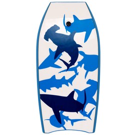 Giantex 41’’ Bodyboard Super Lightweight Surfing Body-Board w/Leash IXPE Deck EPS Core Boarding (Blue)