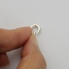 [FUSSED] 925 Silver Oval Ring Can Flat Push Open Type