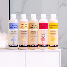Plantlife Himalayan Rose Body Wash - GMO and Gluten Free Gentle and Moisturizing Body Wash That Contains Only Ingredients Straight from Nature - Made in the USA 14 oz