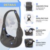 SlowTon Dog Carrier Sling - Thick Padded Shoulder Strap Adjustable