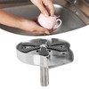Automatic Cup Washer High Pressure Glass Rinser Press Type Stainless