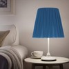 Beufee Pack of 6 Blue Fabric Lampshades Replacement, Clip On