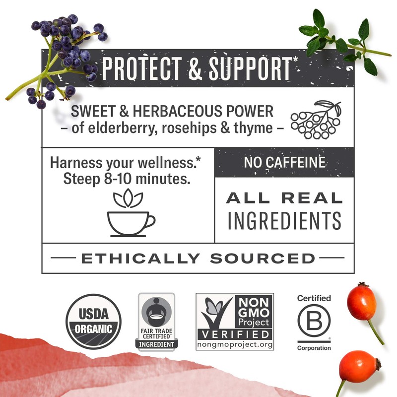Numi Organic Immune Support Herbal Tea – 48 Herbal Tea
