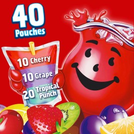 Kool-Aid KOOL AID JAMMERS VARIETY PACK GREAT FOR LUNCHBOXES, CHERRY (40 POUCHES PER BOX)