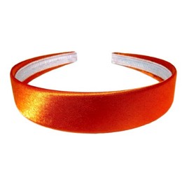 Aliceband – Colourful Level 2.5 cm wide satin headband alice band [Orange]