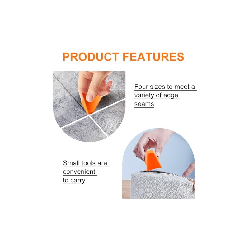 That Silicone Tool, Caulking Tool, Caulk Remover Tool, Orange Silicone
