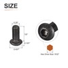 DTGN 1/4-20x1/2" Button Head Socket Cap Screws 25 Pcs Machine