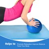 TRIXES Blue Pilates Ball Exercise Exercise Ball Made of PVC