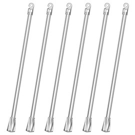Blind Wand Vertical,6 pcs 12 Inches Venetian Blinds Parts Blinds Window Venetian Blinds Replacement Parts Vertical Blind Opener Blind Rod with Hook and Grip Blind Control Stick,for Wood Cordless