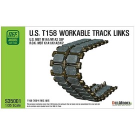 1/35 T158 Articulated Track Set S35001 Military Tank Armored Vehicle Tank Plastic Model Kit / 135 T158 가동식 궤도 세트 S35001 밀리터리 전차 장갑차 탱크 프라모델 모형