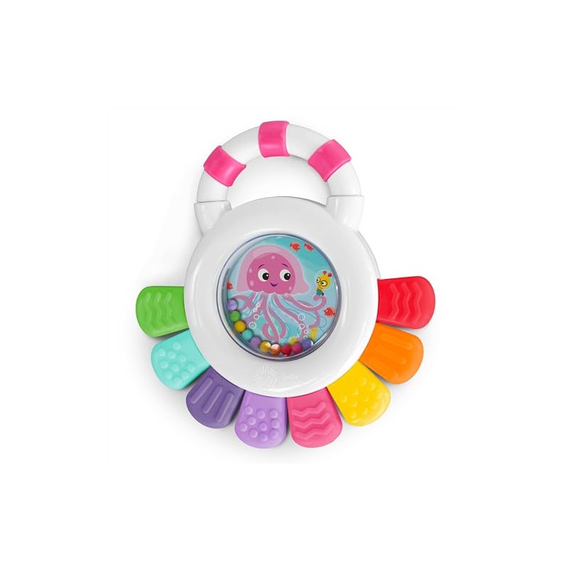 Baby Einstein Ocean Explorers Sensational Janet Sensory Rattle & Teether,