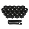 20pcs Universal 21mm Wheel Nut Covers Plating Lug Nut Caps