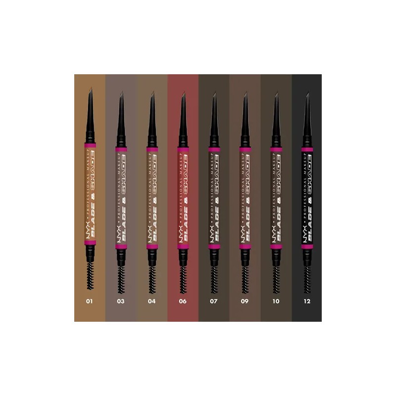 Lápiz De Cejas Blade Shade De Nyx Professional Makeup Rich