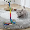 12PCS Interactive Kitten Toys, Retractable Indoor Cat Wand Toys with