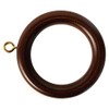 Swish Wooden Curtain Pole Rings Pack of 6 Cherry Effect