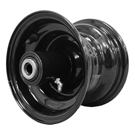 Antego Set of Two Bad Boy 6x4.5 Black Wheels | Glossy Finish | Replaces 022-3085-00