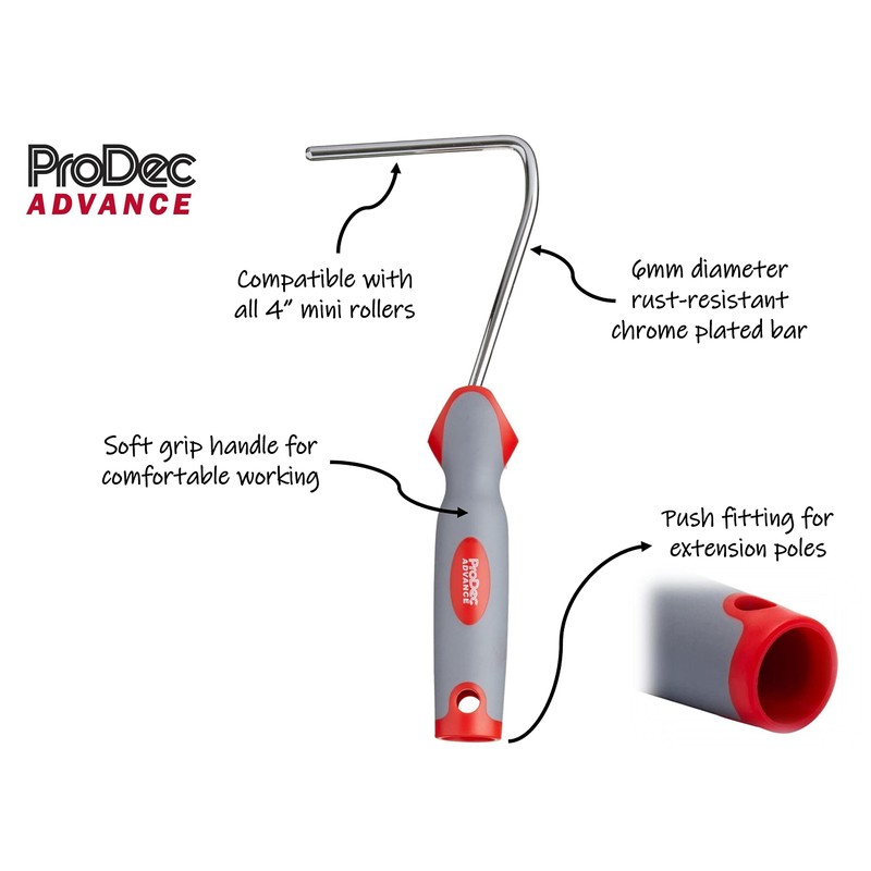 ProDec Advance ARFR003 Soft Grip 4 inch Mini Paint Roller
