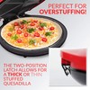 Taco Tuesday Deluxe 10-inch 6-Wedge Electric Quesadilla Maker with Extra
