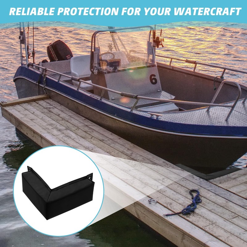 Innconee 2 Pcs Corner Dock Bumpers Guard with Screws Boat