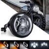 SKTYANTS 7" 7 Inch Round LED Motorcycle Headlight assembly with