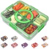 KEYVOZ Snackle Box Container with Lid- Travel Charcuterie Box with