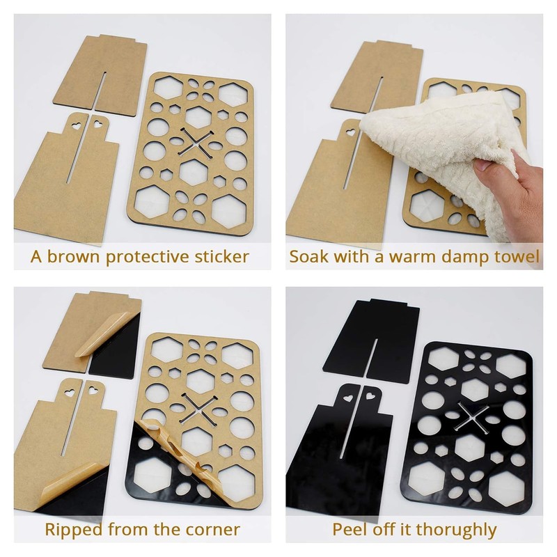 BEAKEY Make up Brush Drying Rack, Collapsible Makeup Brush Holder