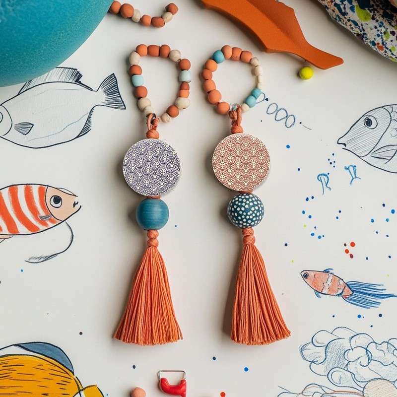 CHGCRAFT Fish Scales Polymer Clay Texture Sheets Silicone Texture Stamp