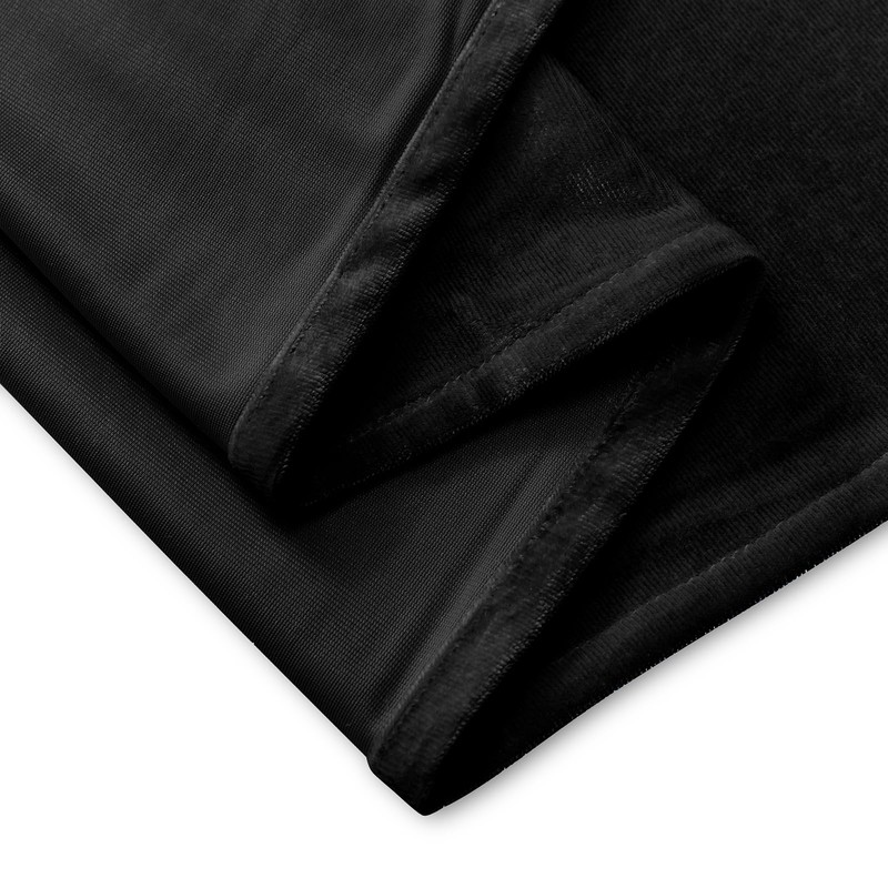 Cobedzy Black Velvet Tablecloth, 60 x 102 Inch Rectangle Table