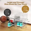 12 Pack Large Shoe Organizer Storage Boxes for Closet, Modular