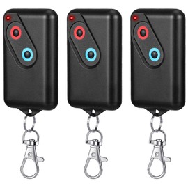 Kingdder 3 Pieces Garage Door Remote Compatible with Guardian 2211 L 2 Button Garage Door Remote Transmitter 303mhz/390mhz Gate Opener Transmitter with Keychain