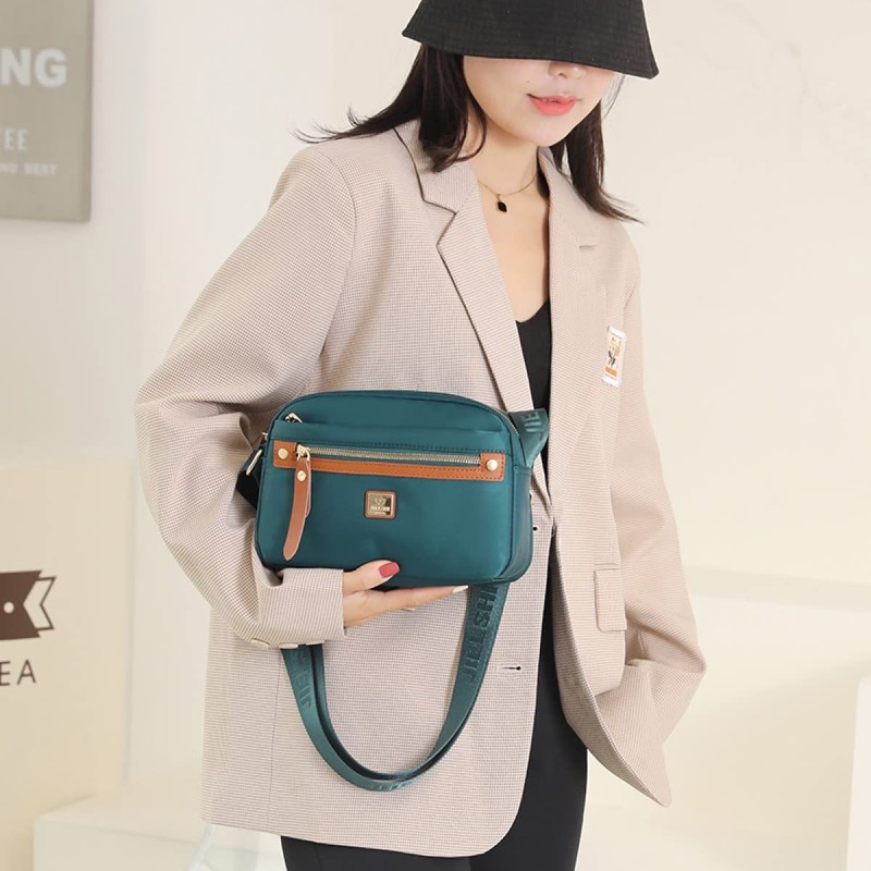 JIANLINST Women's Shoulder Bag, Mini Bag, Nylon, Waterproof, Wallet, Pochette,