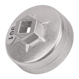 AHL 901 Cap 65mm Oil Filter Wrench 14 Flute 1/2" Square Drive Oil Filter Removel Tools Filter Socket Wrench Spanner Hand Tool for New Big Overlord, Aeolus, Camry, Nissan Bluebird, Flat, Toyota A