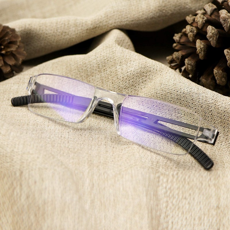 VisionGlobal 5 Pairs Reading Glasses, Blue Light Blocking Glasses, Computer