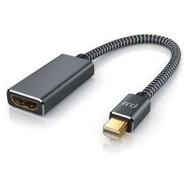 CSL - 4K DisplayPort to HDMI Adapter, Unidirectional DP Source to HDMI Display Connection Adapter, Compatible for Laptop, PC, Monitor, TV, Projector