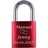 LoveGoals Engraved Love Padlock, Ideal Gift for Lovers and Couples,