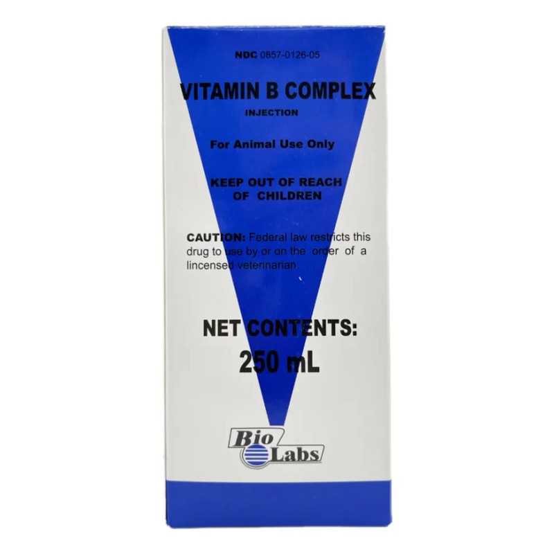 Vitamina Complejo B12 - 250 Ml Gallos Bovinos Equinos Perros