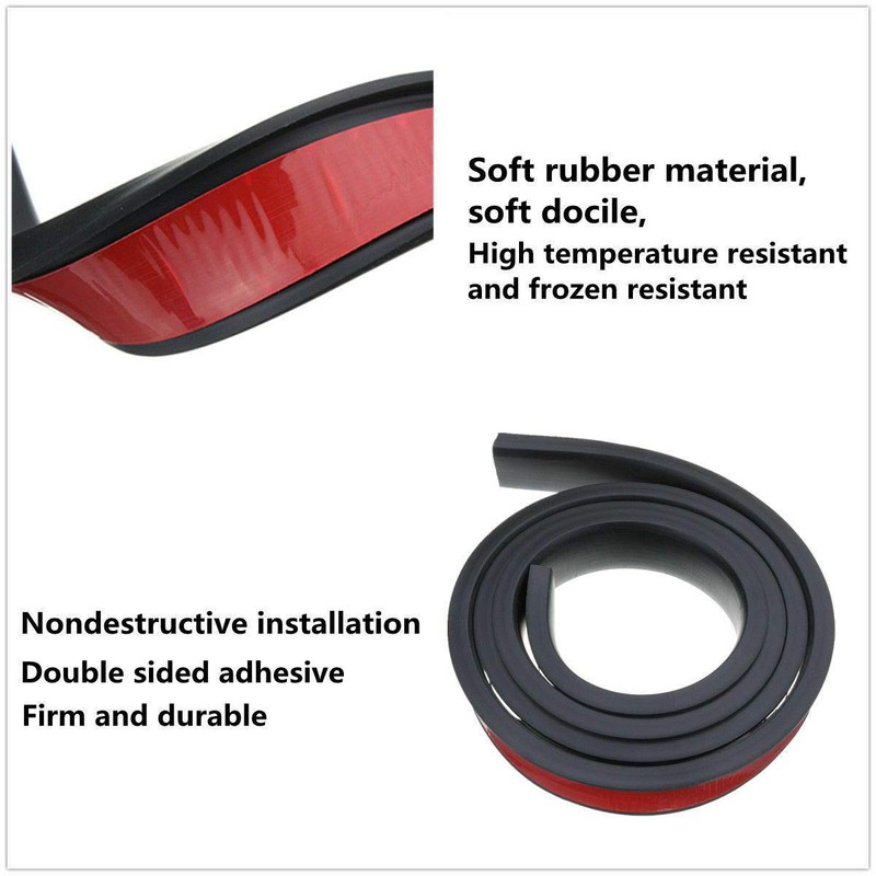 Universal Car Rubber Mudguard, 1PC Rubber Wheel Car Mudguard Wide
