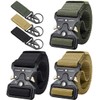 Ginwee 3 Pack Tactical Belt,Military Style Belt, Riggers Belts for