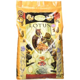 Lotus Wholesome Grain Free Small Bites Turkey Recipe Dry Dog Food, 10 Lb Bag