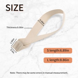 JEVRKAPZ 2 pcs Toe Correction Belt Hallux Valgus Bunion Corrector Big Toe Straightener Overlapping Toe Separator Hammertoes Foot Alignment Tension Strap Orthotics Feet Bone Thumb Adjuster
