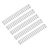 sourcing map Compression Spring, 5Pcs 304 Stainless Steel, 6mm OD,
