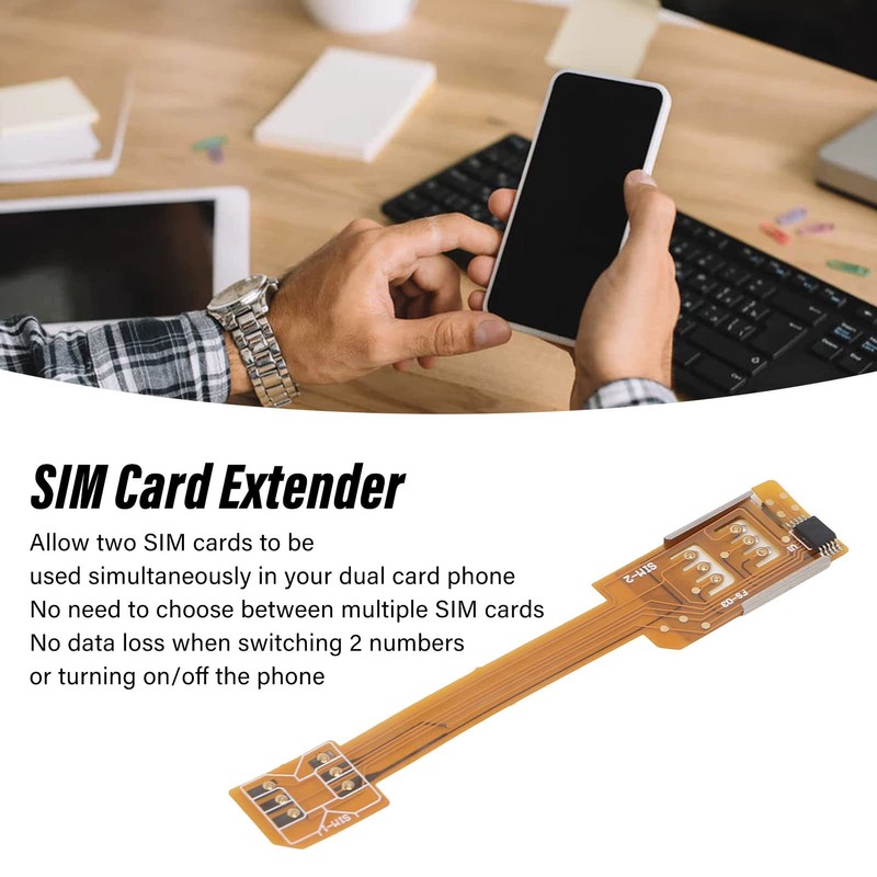 SIM Card Extension Adapter, Easy Installation SIM Card Extender Nano